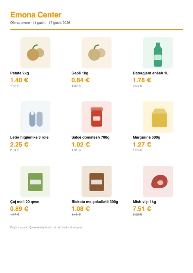 Oferta javore - Emona Center