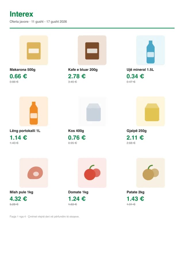 Oferta javore - Interex