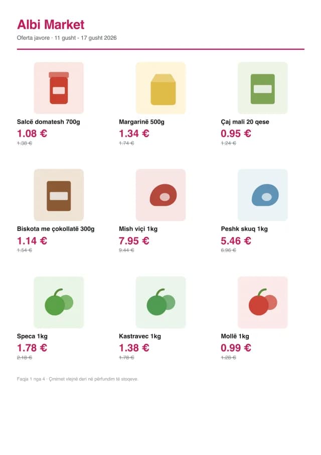 Oferta javore - Albi Market